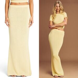SER.O.YA Kora Knit Maxi Skirt Butter